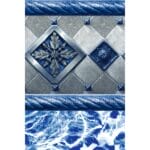 Deluxe Beaded Above Ground Pool Liner - Bayview, 12' x 15' Oval