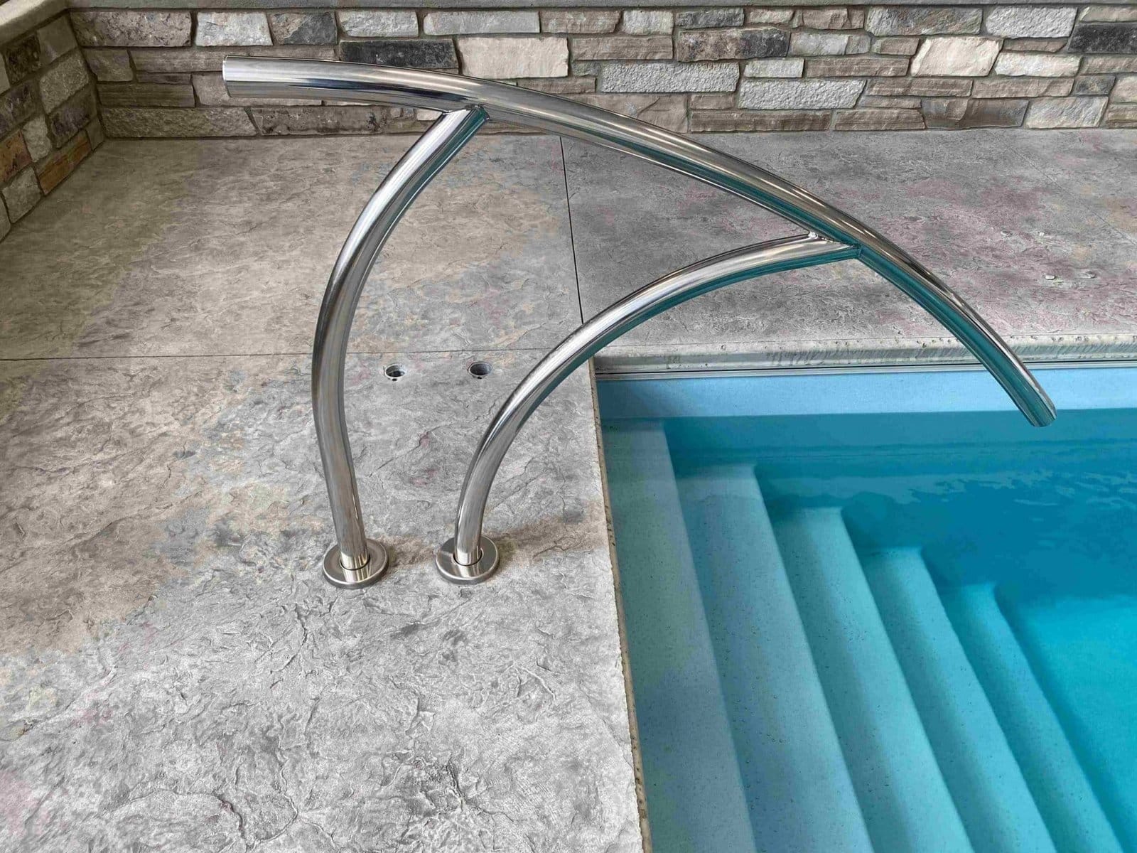 Global GPP-MR-HR-SS Modern Handrail, Polished - Image 2