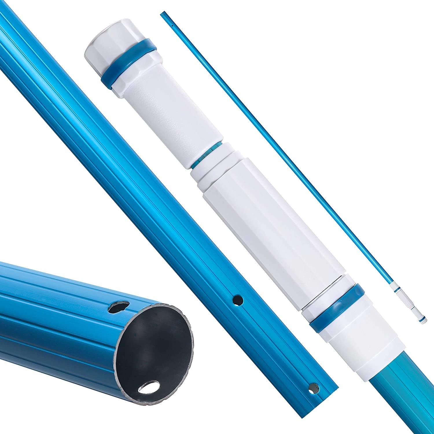 Aluminum 8′-16′ Telescopic Pole Ridged - Image 2