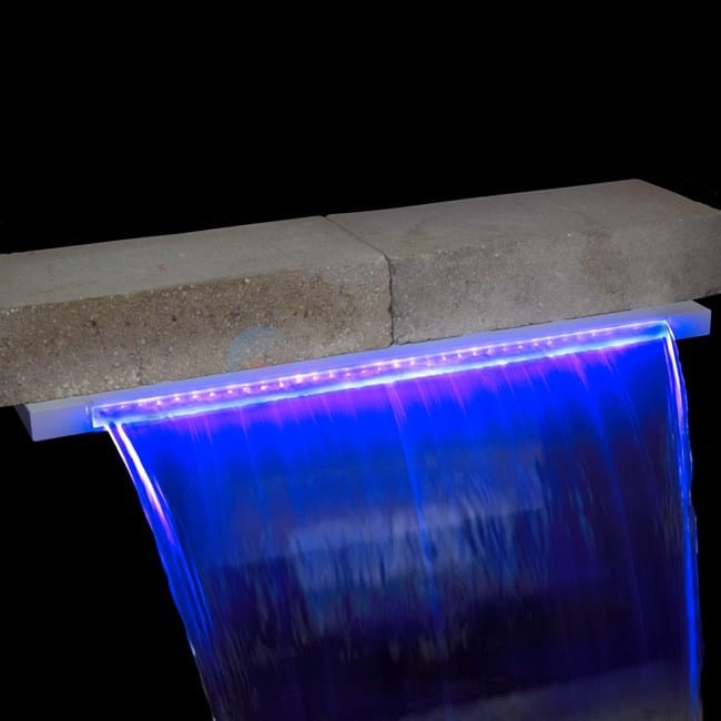 Hayward WFS524R6LED100 24" LED Waterfall with 6" Lip - Image 2