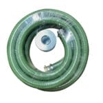 20 ft, 2", Suction Hose with Zinc Plated Strainer
